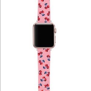 Kate Spade Apple Watch Band - Pink with Cherries
